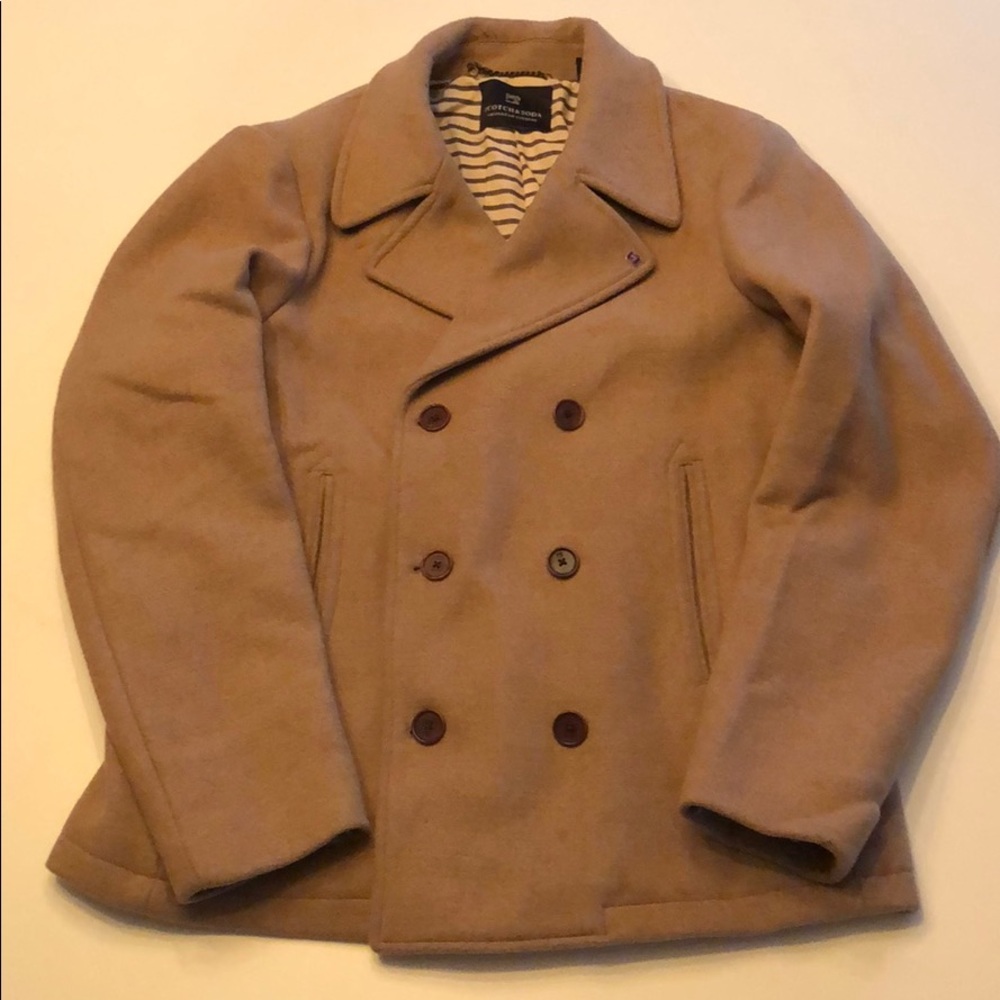 Scotch & Soda Men’s Pea Coat